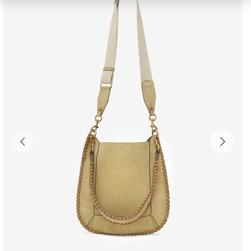 Isabel Marant’s Oskan Suede Hobo Bag | Beige